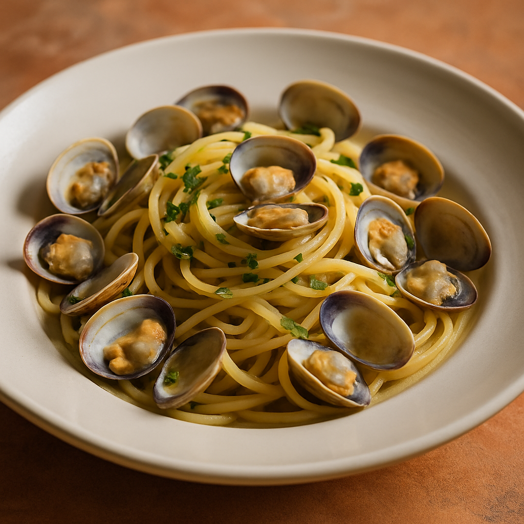 Linguine con Vongole e Colatura