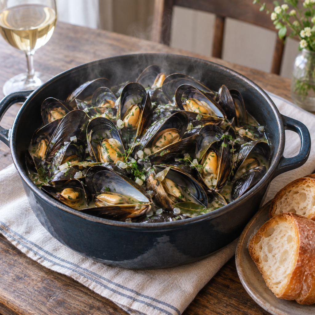 Mussels Marinière