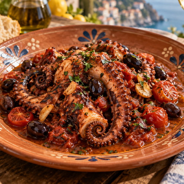 Polpo alla luciana