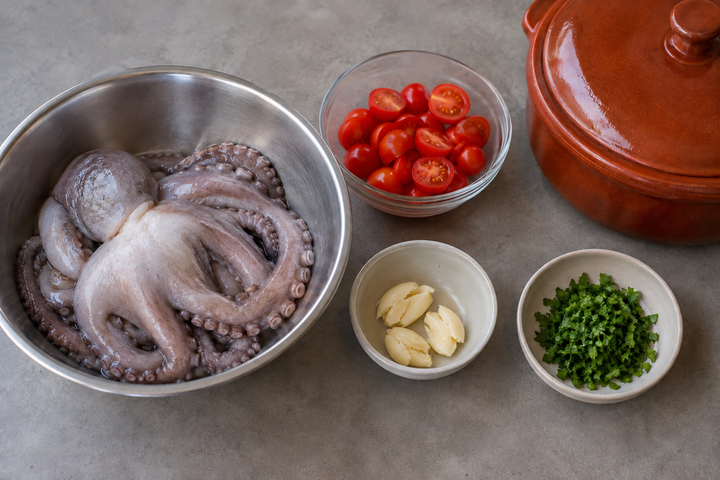 Preparare il polpo