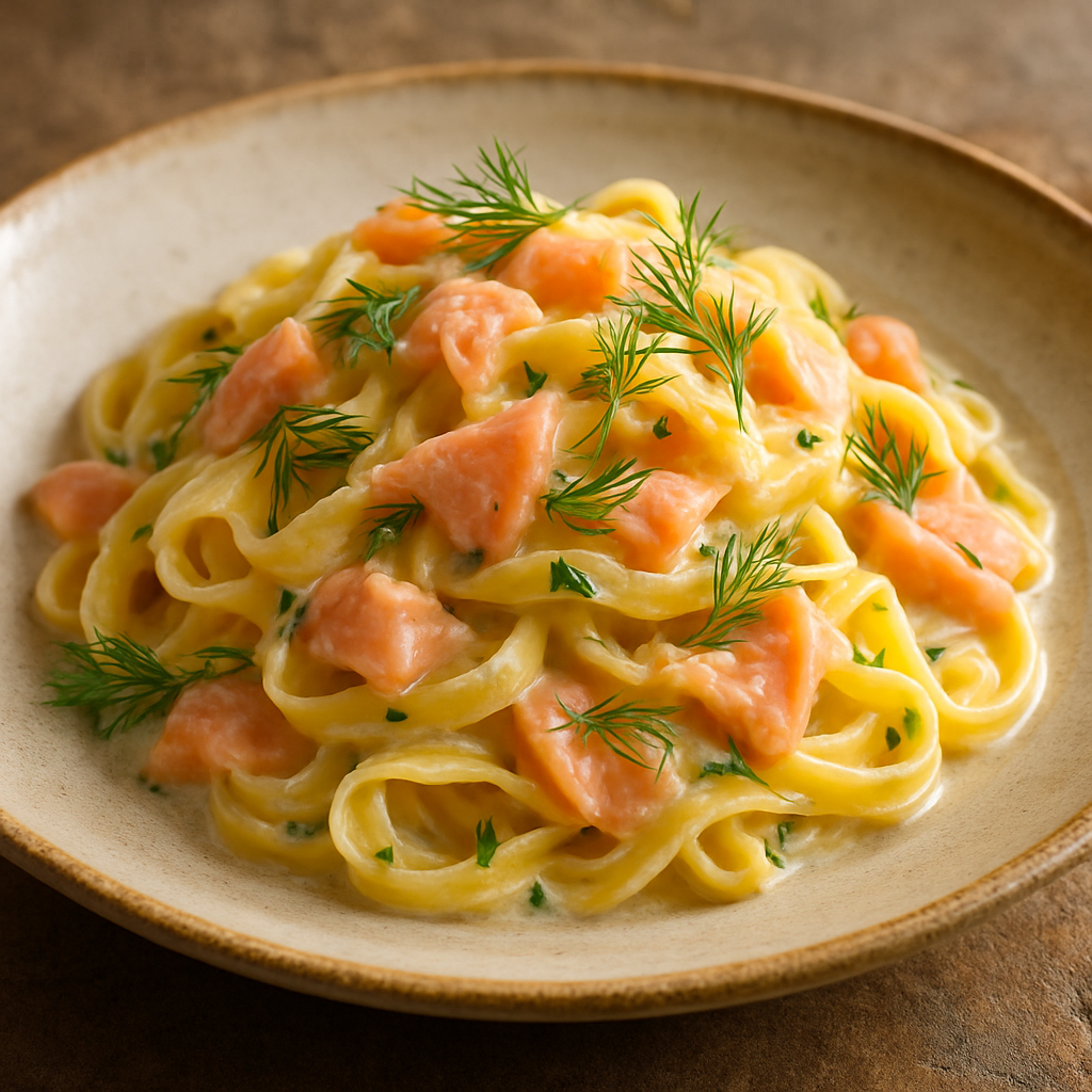 Tagliatelle al Salmone Affumicato