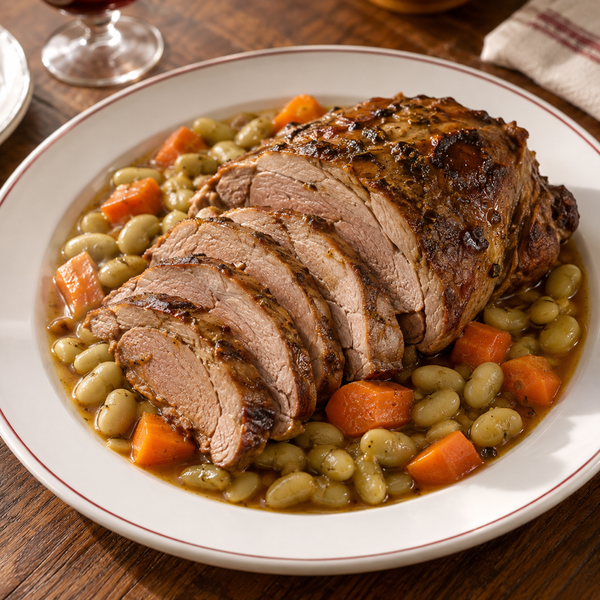 Gigot d'Agneau aux Flageolets（ジゴ・ダニョー・オ・フラジョレ）