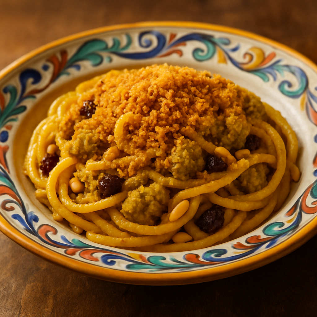 Pasta chi Vroccoli Arriminati（パスタ・キ・ヴロッコリ・アッリミナーティ（カリフラワーの練り込みパスタ））