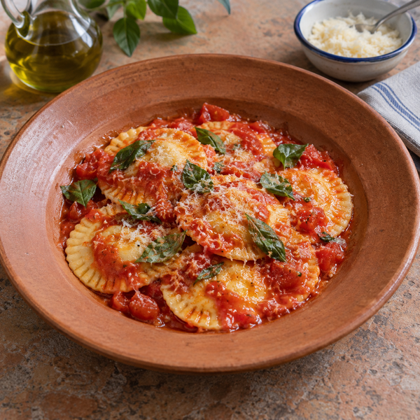 Capri-Style Cheese and Marjoram Ravioli