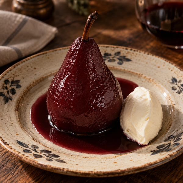 Pere al Vino Rosso（ペーレ・アル・ヴィーノ・ロッソ（洋梨の赤ワイン煮））