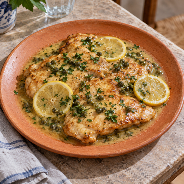 Piccata di pollo al limone