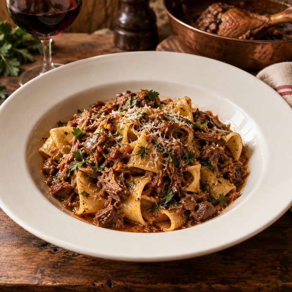 Pappardelle sulla Nana（パッパルデッレ・スッラ・ナーナ（鴨のラグー））