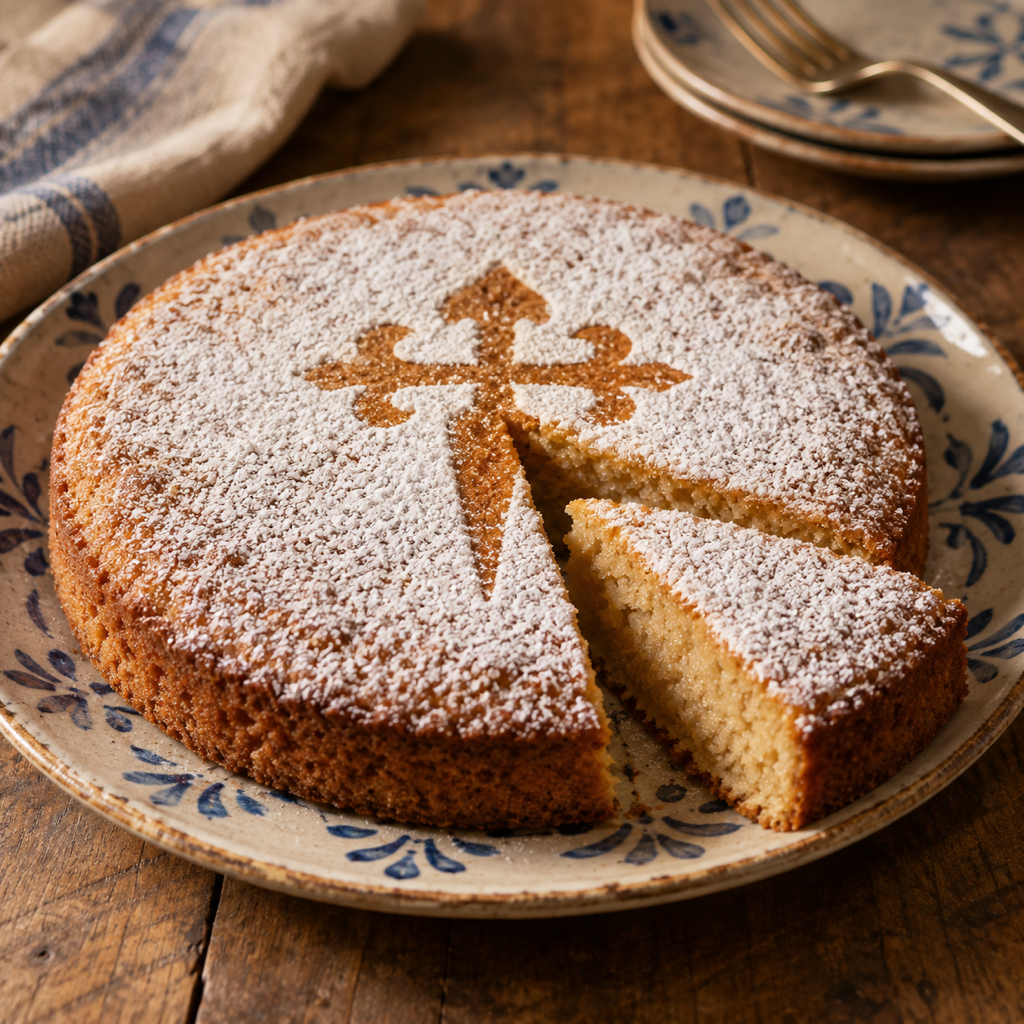 Torta galiziana alle mandorle