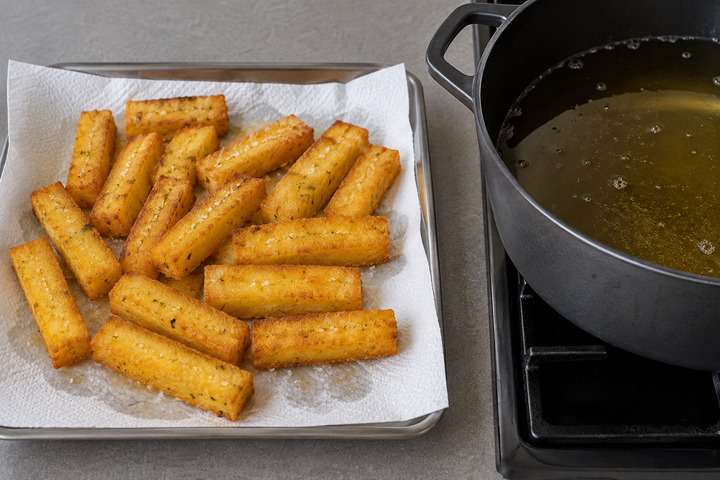Fry until crisp