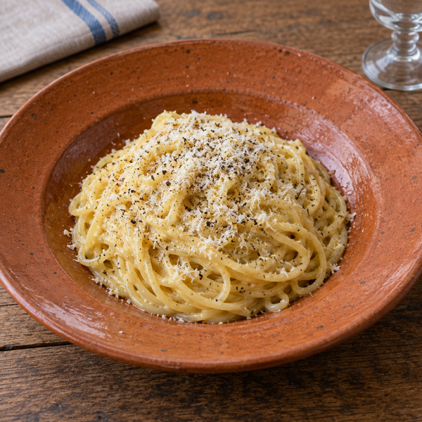 Pasta cacio e uova