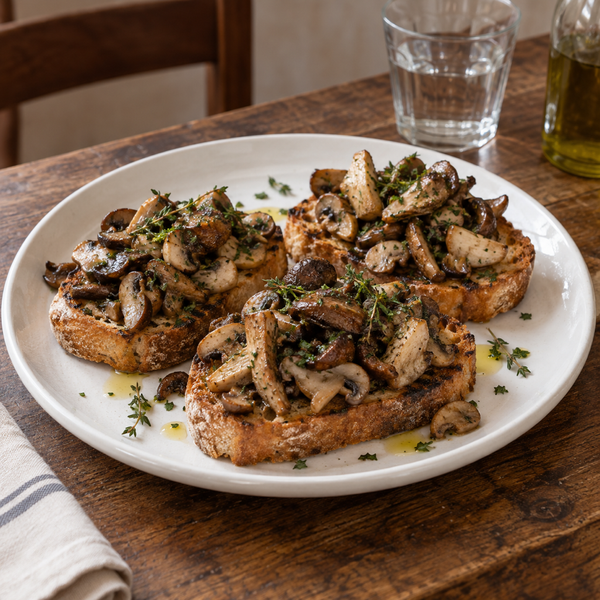 Bruschetta con funghi