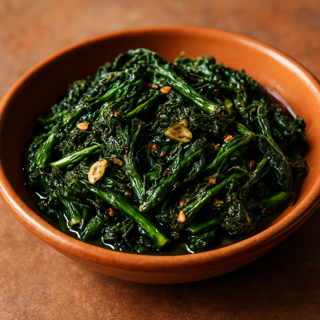Broccoletti Ripassati con Colatura