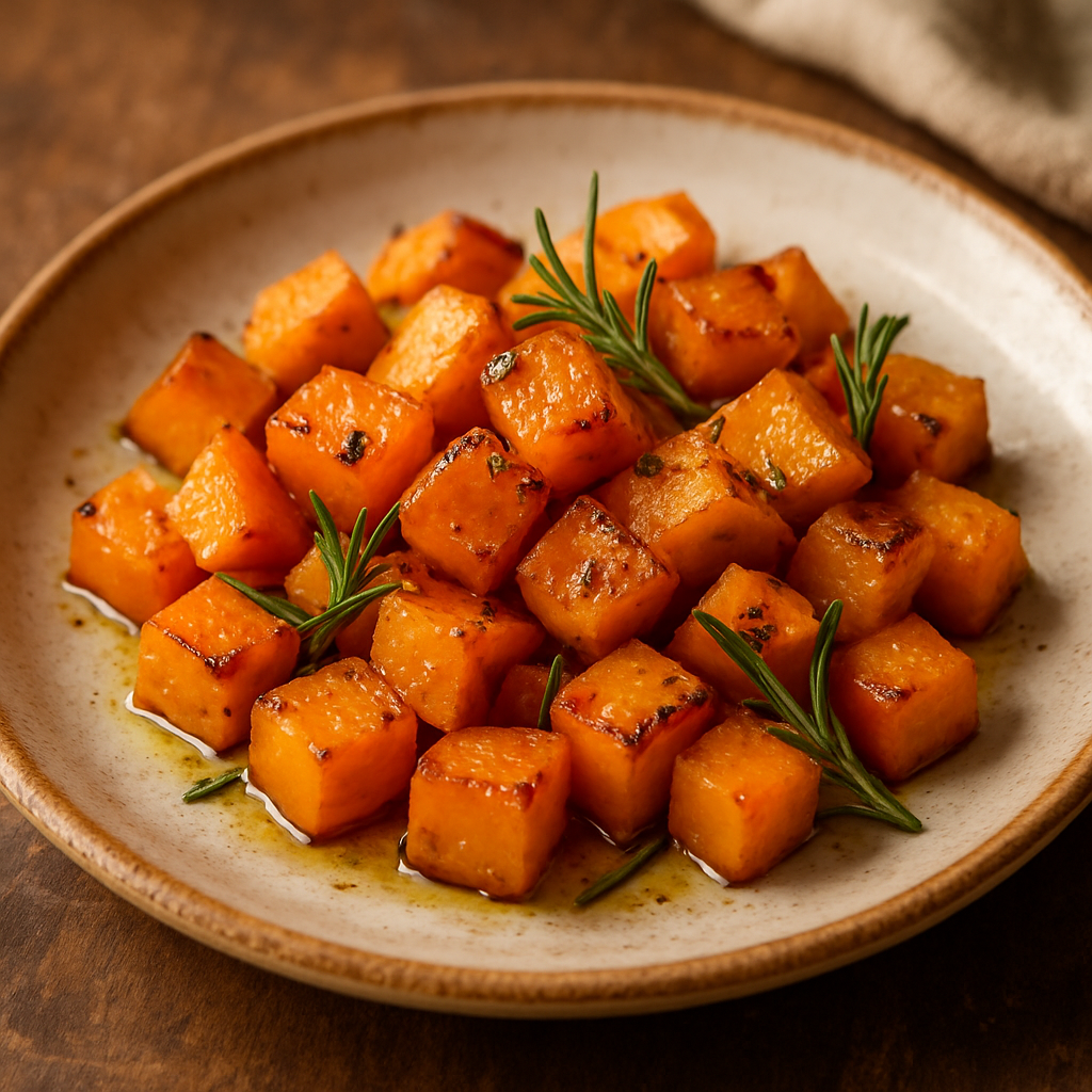 Zucca al Forno con Rosmarino